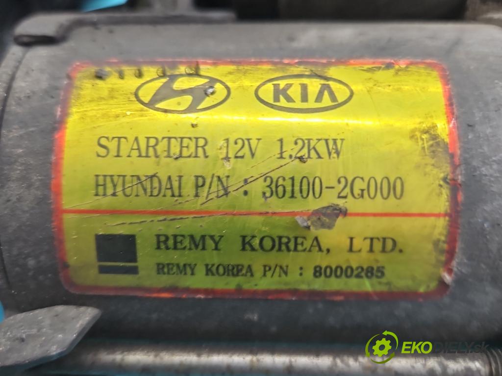 Hyundai Ix35 2.0 16V 163 HP manual 120 kW 1998 cm3 5- štartér 36100-2G000 (Štartéry)