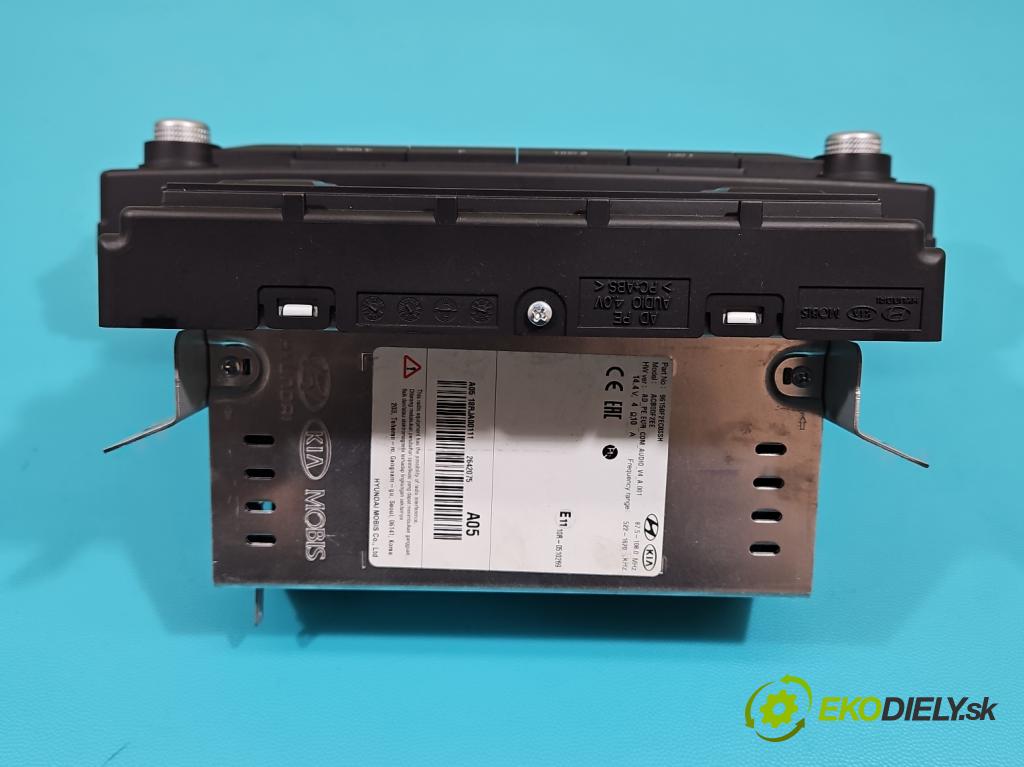 Hyundai Elantra VI 2015-2020 1.6 16V 128 HP manual 93,8 kW 1591 cm3 4- Radio originál 96150F2EC0SSH