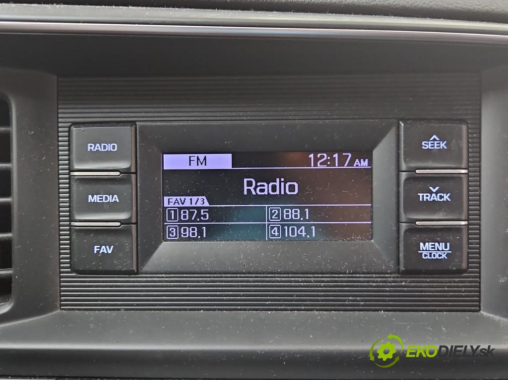 Hyundai Elantra VI 2015-2020 1.6 16V 128 HP manual 93,8 kW 1591 cm3 4- Radio originál 96150F2EC0SSH