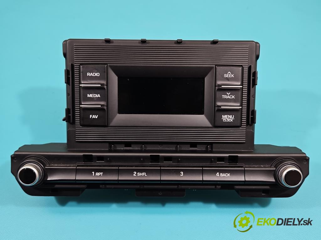 Hyundai Elantra VI 2015-2020 1.6 16V 128 HP manual 93,8 kW 1591 cm3 4- Radio originál 96150F2EC0SSH
