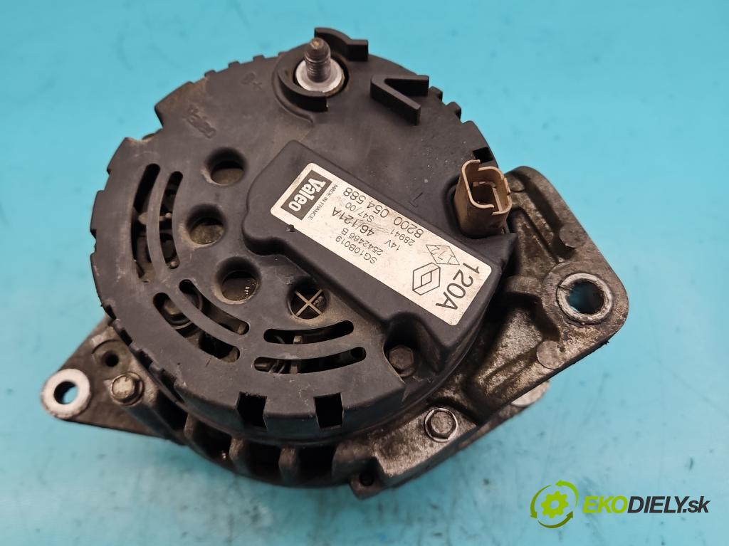 Renault Scenic I 1996-2003 1.9 dti 98 HP manual 72 kW 1870 cm3 5- Alternator 8200054588 (Alternátory)