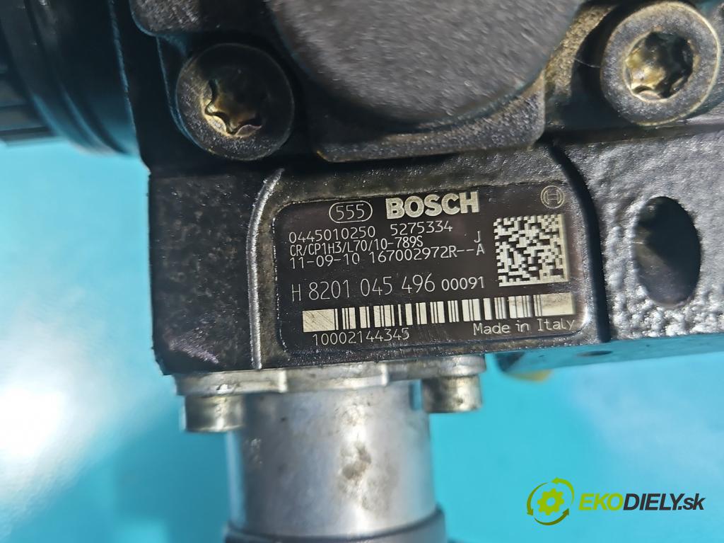 Renault Scenic III 2009-2016 1.6 dci 131 HP manual 96 kW 1598 cm3 5- čerpadlo vstrekovacia 0445010250 (Vstrekovacie čerpadlo)