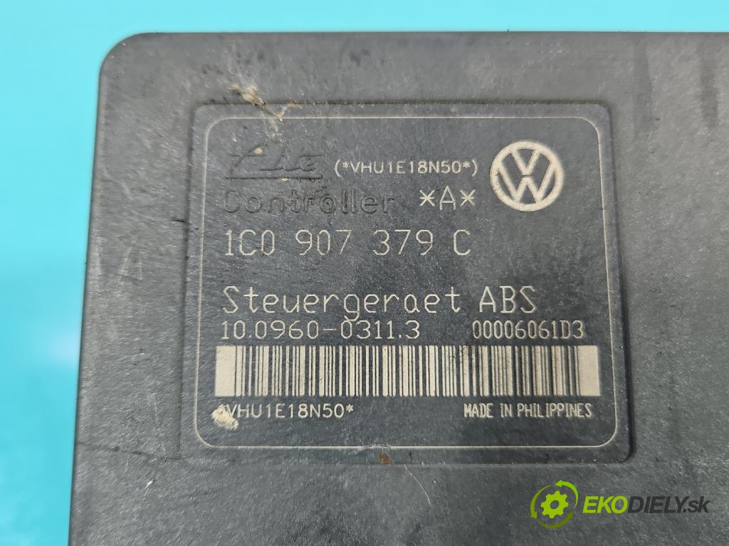 Seat Leon I 1999-2005 1.6 16V 105 HP manual 77 kW 1598 cm3 5- čerpadlo abs 1C0907379C (Pumpa ABS)