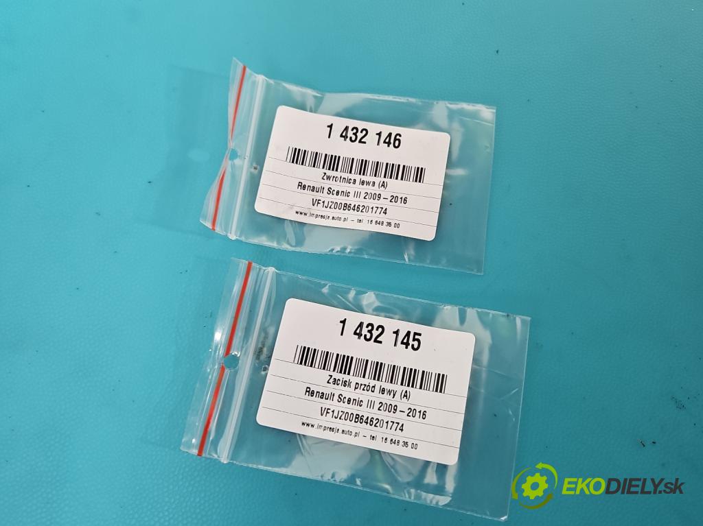 Renault Scenic III 2009-2016 1.6 dci 131 HP manual 96 kW 1598 cm3 5- náboj ľavé  (Náboj)