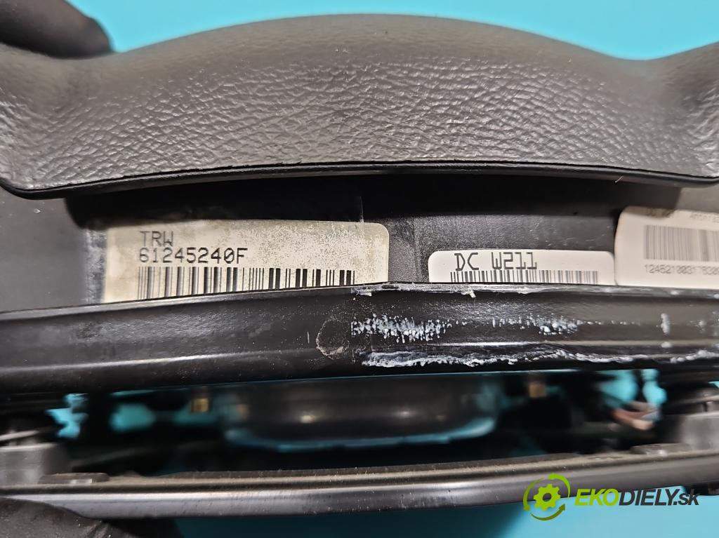 Mercedes E W211 2002-2009 2,2.0 cdi 122 HP manual 90 kW 2148 cm3 4- airbag vzduch: Řidiči: 61245240F (Airbag)