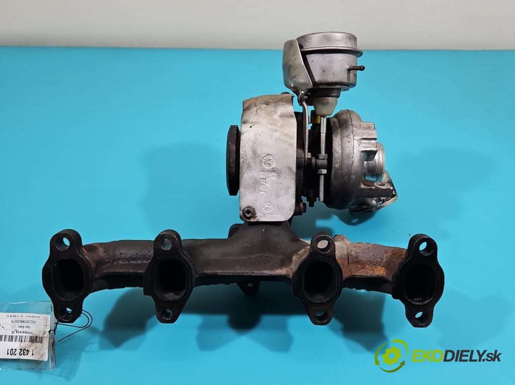 Seat Altea 1.9 tdi 105 hp manual 77 kW 1896 cm3 5- Turbodmychadlo BV39A-0072 (Turbodúchadla (kompletní))