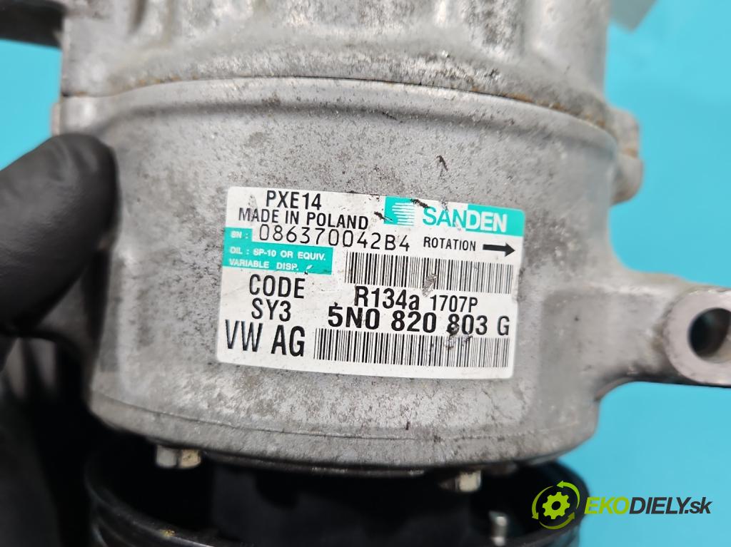 Seat Altea 1.9 tdi 105 HP manual 77 kW 1896 cm3 5- Kompresor: klimatizácie 5N0820803G (Kompresory klimatizácie)