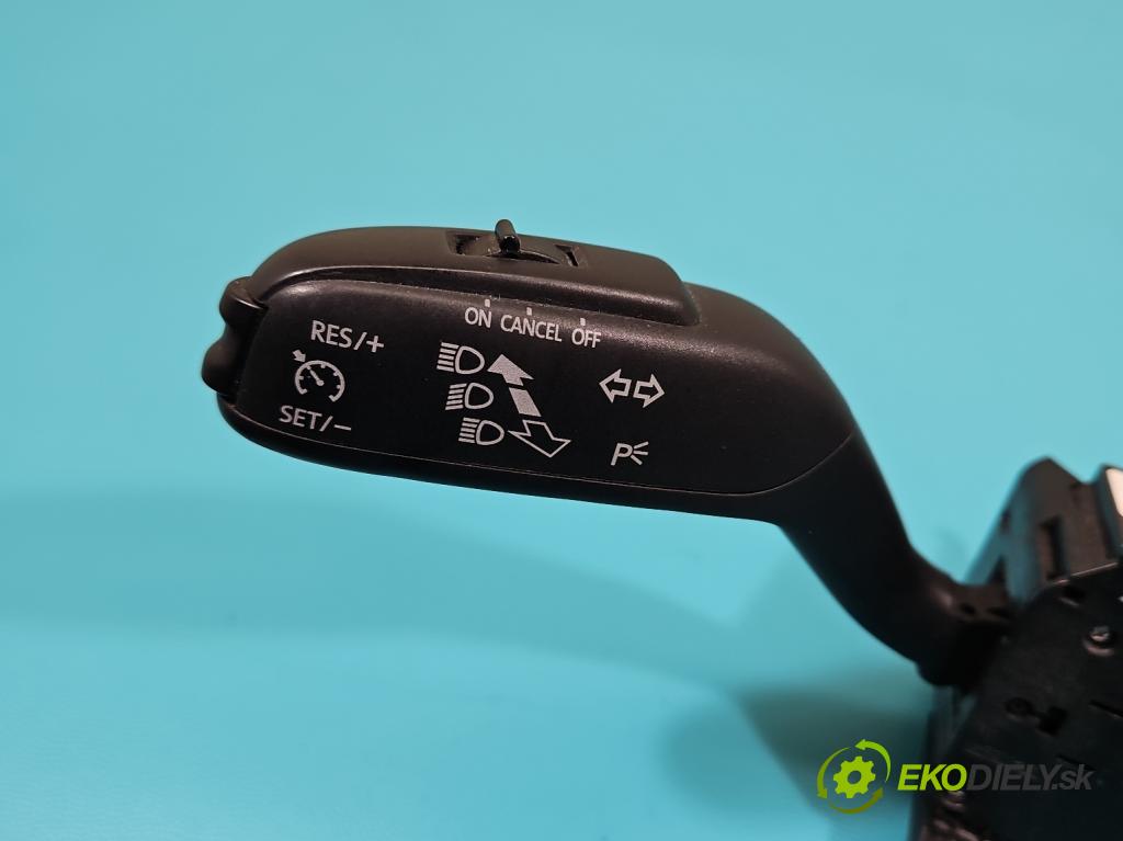 Seat Ibiza IV 6J 2008-2017 1.6 tdi 90 HP manual 66 kW 1598 cm3 5- prepínač komplex: 7H0953503GJ (Prepínacie páčky pod volantom)