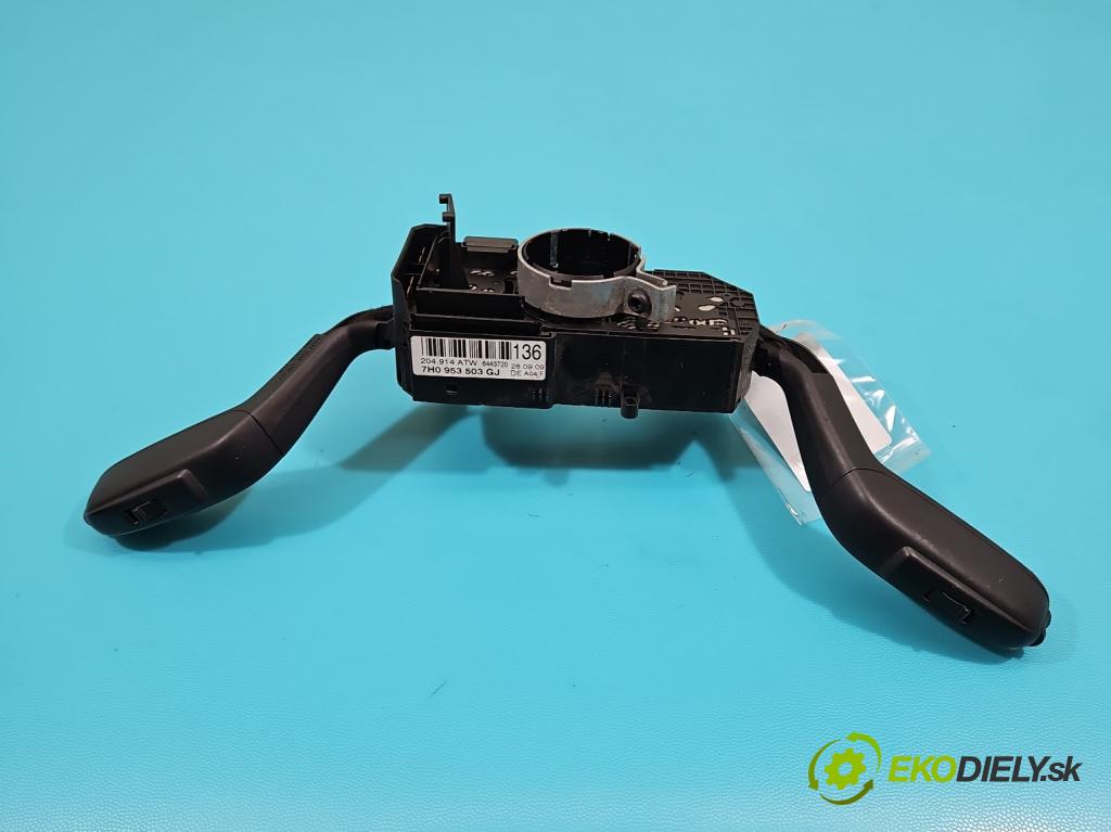 Seat Ibiza IV 6J 2008-2017 1.6 tdi 90 HP manual 66 kW 1598 cm3 5- prepínač komplex: 7H0953503GJ (Prepínacie páčky pod volantom)