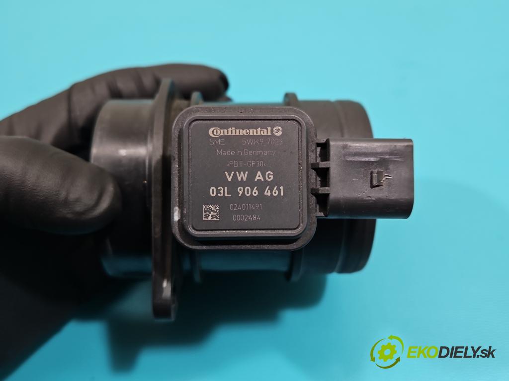 Seat Ibiza IV 6J 2008-2017 1.6 tdi 90 HP manual 66 kW 1598 cm3 5- průtokoměr: 03L906461 (Váhy vzduchu)