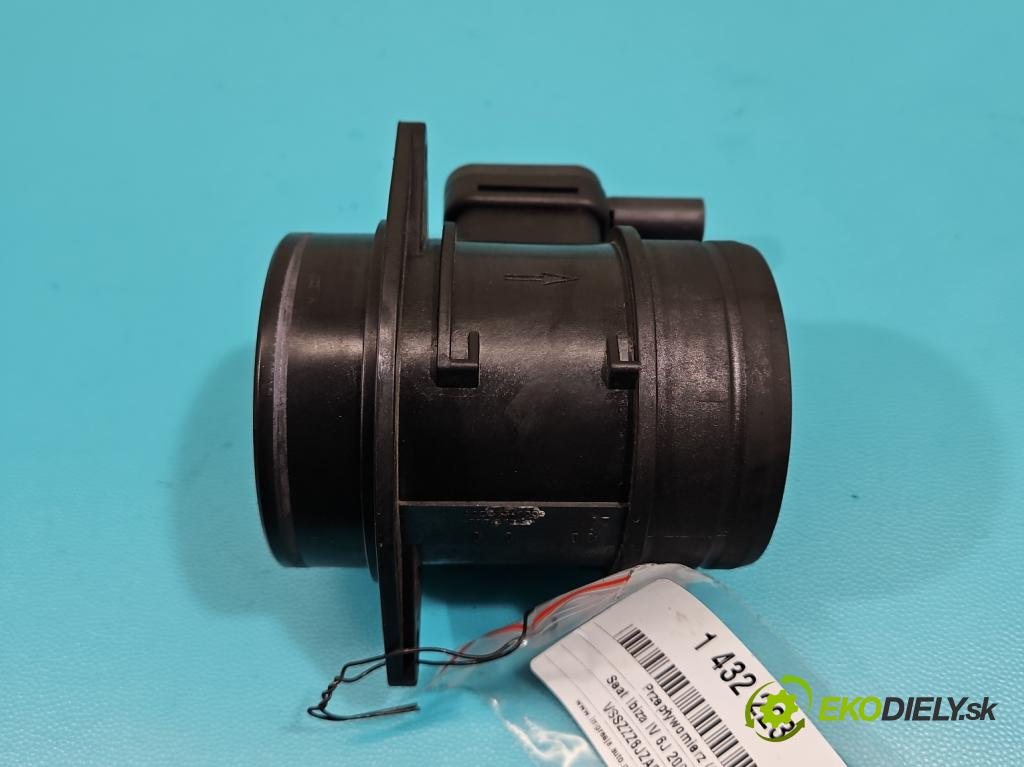 Seat Ibiza IV 6J 2008-2017 1.6 tdi 90 HP manual 66 kW 1598 cm3 5- průtokoměr: 03L906461 (Váhy vzduchu)