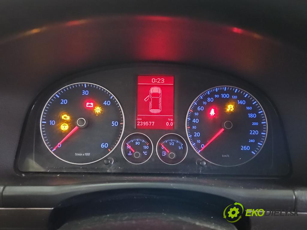 Vw Touran I 2003-2015 1.9 tdi 105 HP manual 77 kW 1896 cm3 5- prístrojovka/ budíky 1T0920873E (Prístrojové dosky, displeje)