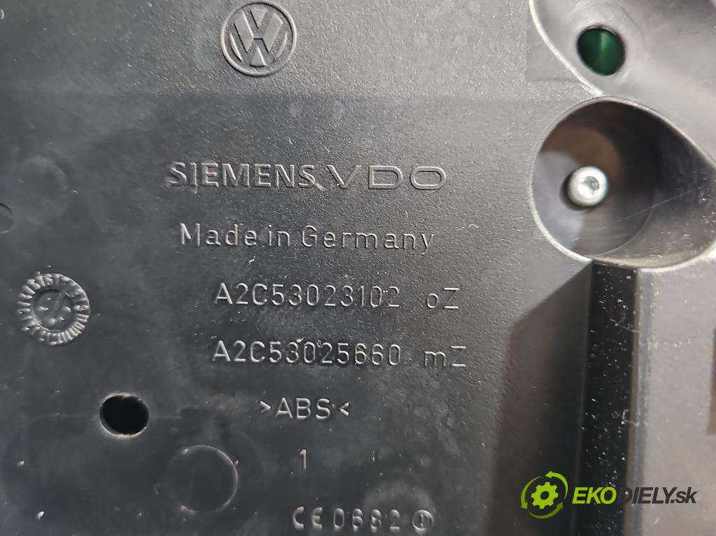 Vw Touran I 2003-2015 1.9 tdi 105 HP manual 77 kW 1896 cm3 5- prístrojovka/ budíky 1T0920873E (Prístrojové dosky, displeje)
