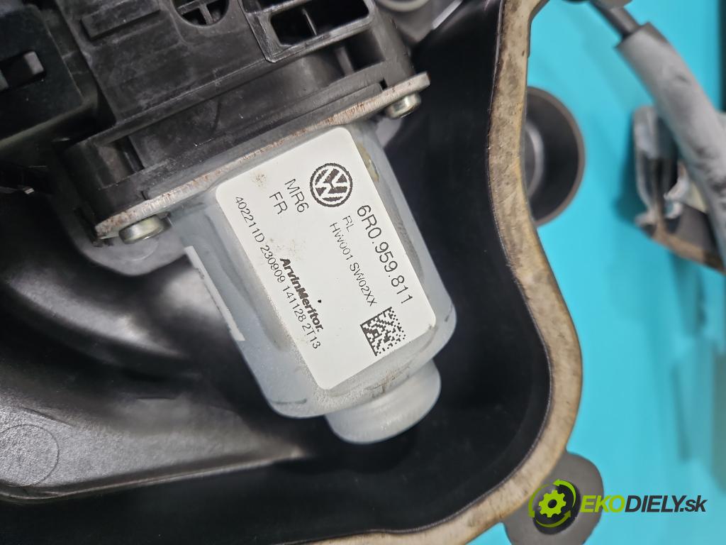 Seat Ibiza IV 6J 2008-2017 1.6 tdi 90 hp manual 66 kW 1598 cm3 5- mechanismus stahování zadní levý 6J4839401B