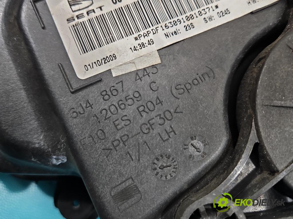 Seat Ibiza IV 6J 2008-2017 1.6 tdi 90 hp manual 66 kW 1598 cm3 5- mechanismus stahování zadní levý 6J4839401B