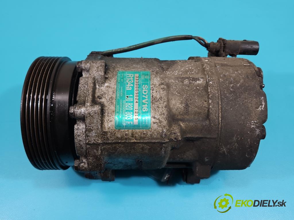 Seat Ibiza II 6K 1993-2002 1.4 mpi 60 HP manual 44 kW 1390 cm3 5- Kompresor: klimatizácie 1J0820803F (Kompresory klimatizácie)