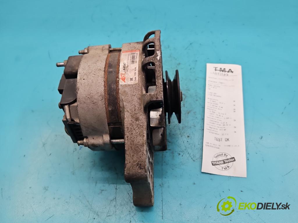 Fiat Seicento 0.9 39 HP manual 29 kW 899 cm3 3- Alternator  (Alternátory)
