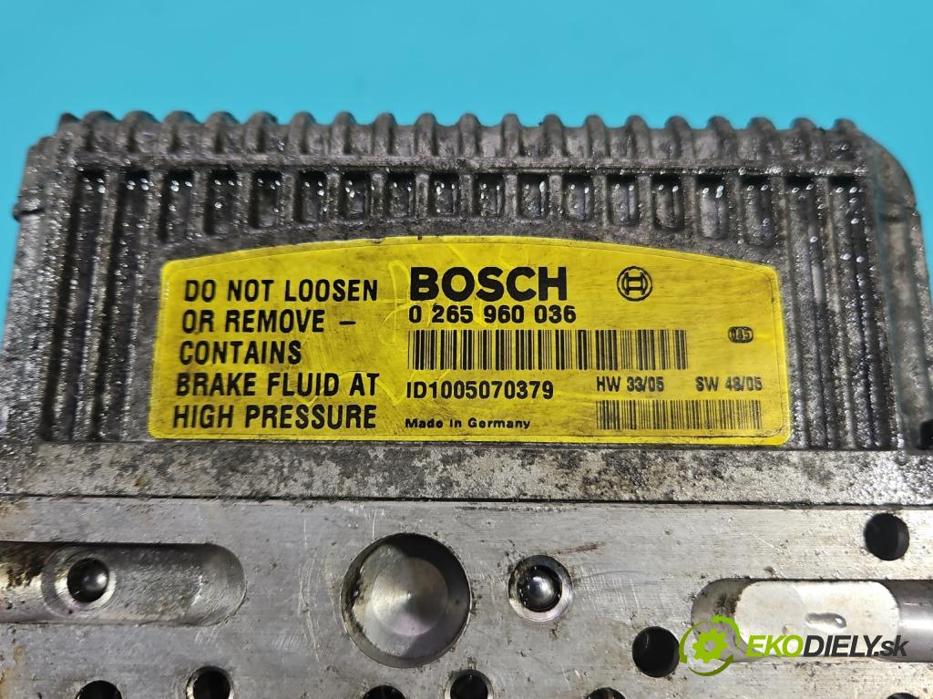 Mercedes E W211 2002-2009 2,2.0 cdi 122 HP manual 90 kW 2148 cm3 4- čerpadlo abs 0265202066 (Pumpa ABS)