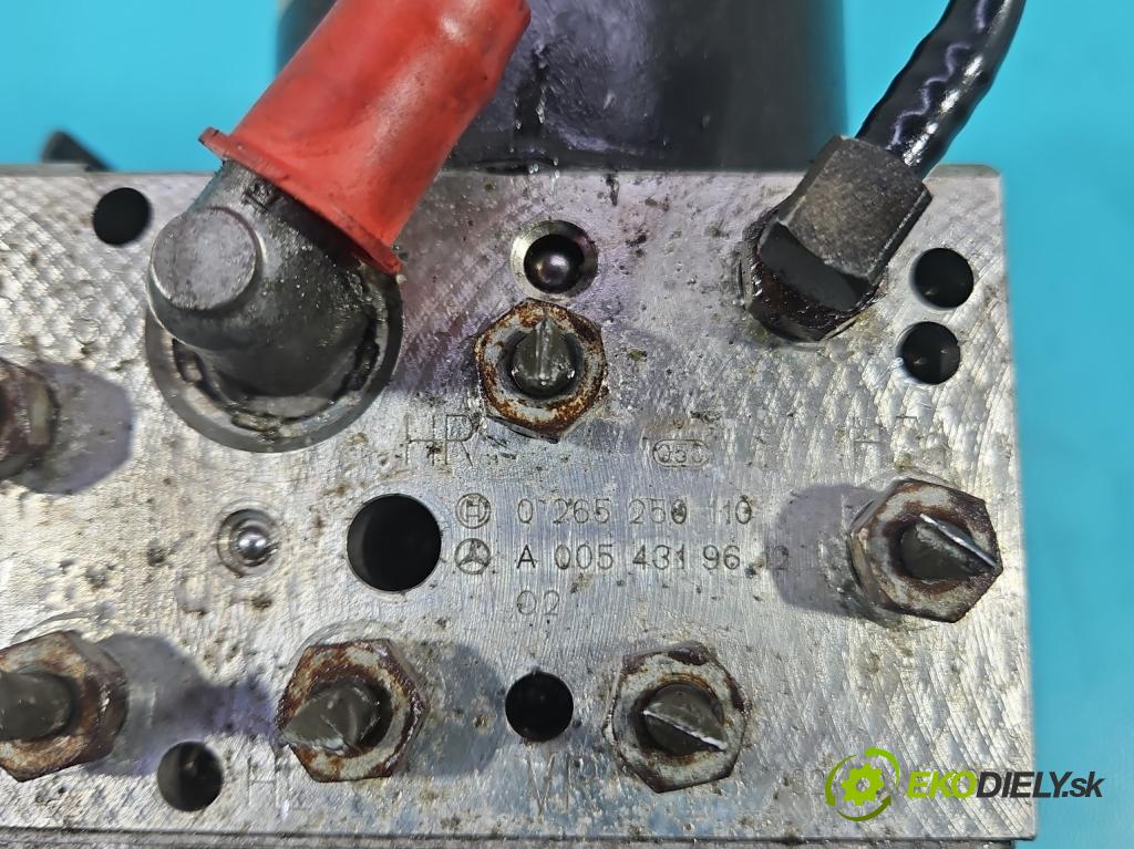 Mercedes E W211 2002-2009 2,2.0 cdi 122 HP manual 90 kW 2148 cm3 4- čerpadlo abs 0265202066 (Pumpa ABS)