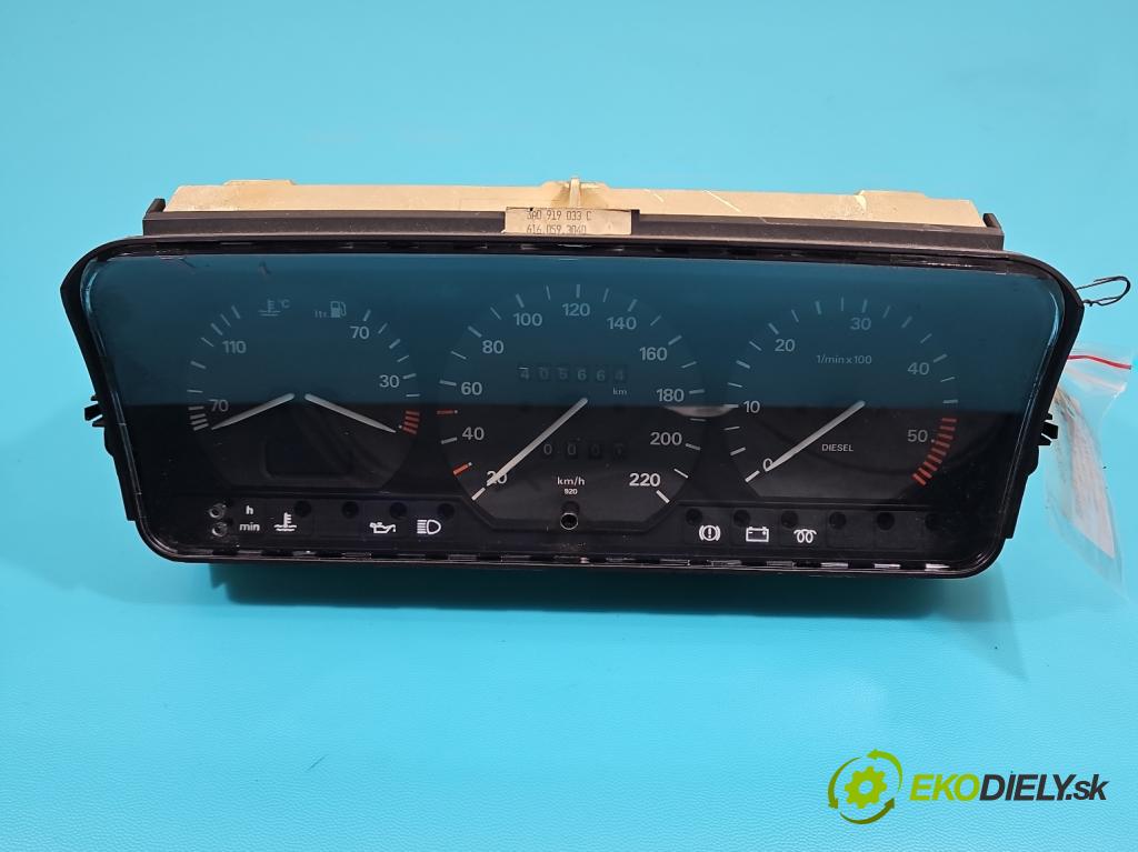 Vw Passat B4 1993-1997 1.9 tdi 90 HP manual 66 kW 1896 cm3 5- prístrojovka/ budíky 3A0919033C (Prístrojová doska, displej)