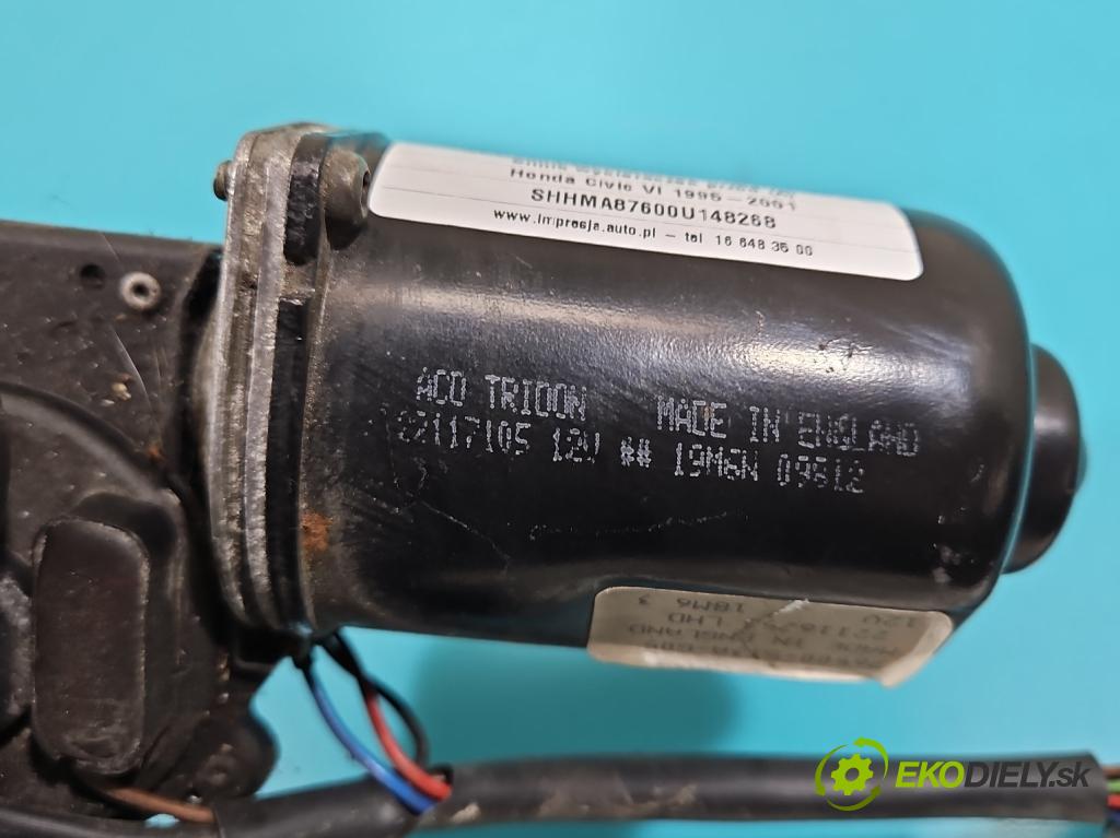Honda Civic VI 1995-2001 1.4 16V 90 hp  66 kW 1396 cm3 5- motor stěračů přední 76500-ST3A-G05