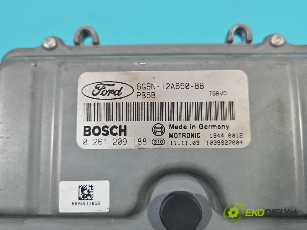 Ford S-max 2.5 20V 220KM manual 162 kW 2521 cm3 5- riadiaca jednotka motora 6G9N-12A650-BB