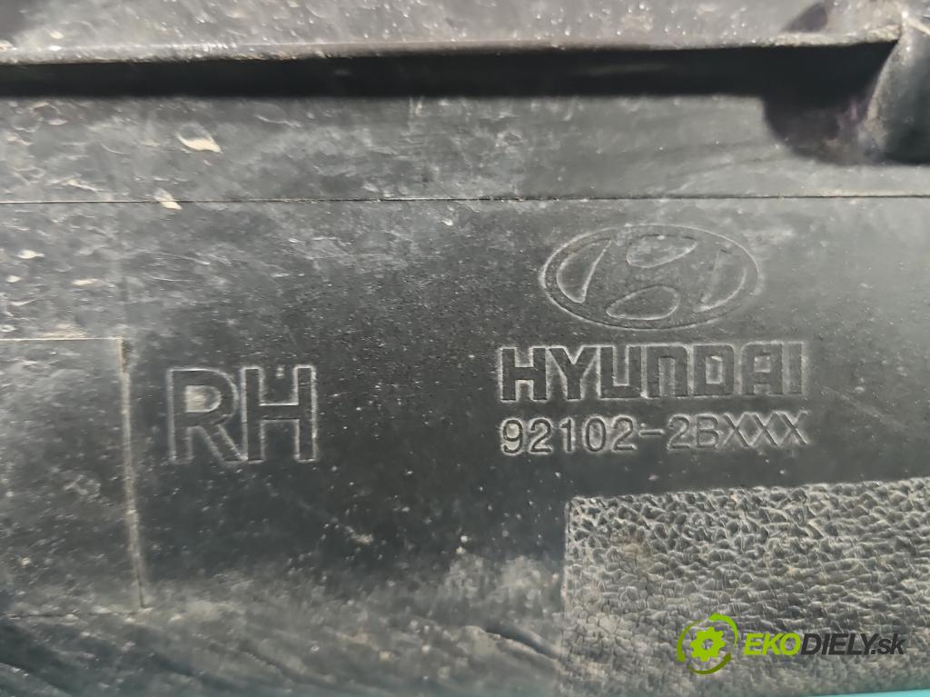Hyundai Santa Fe II 2006-2012 2.2 CRDI 150 HP automatic 110 kW 2188 cm3 5- Reflektor: pravý 92102-2BXXX (Svetlo predné pravé)