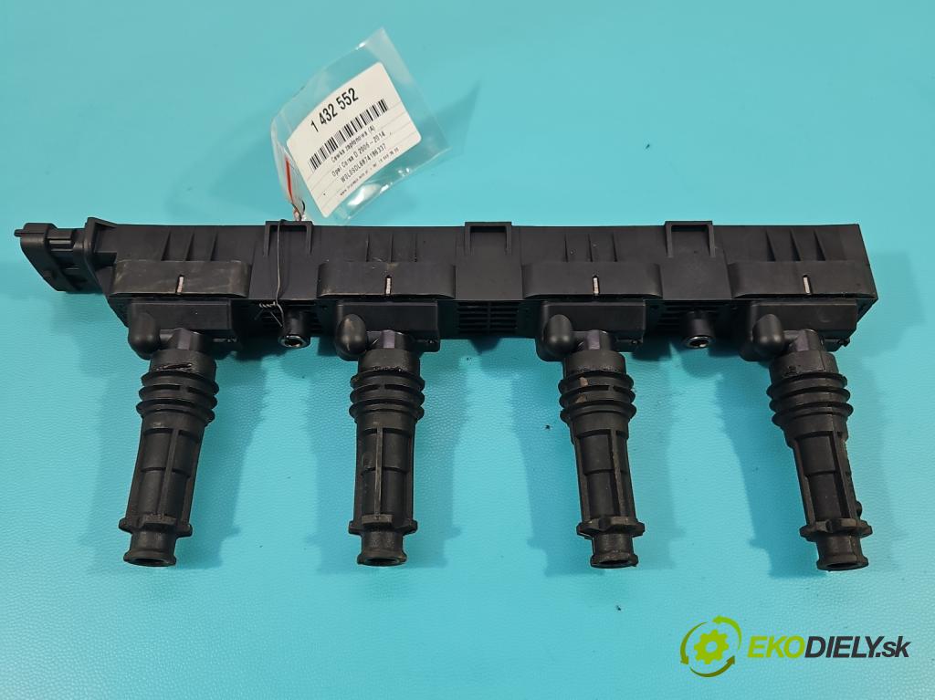 Opel Corsa D 2006-2014 1.4 16V 90 HP manual 66 kW 1364 cm3 5- cievka zapaľovacia 0221503472 (Zapaľovacie cievky, moduly)