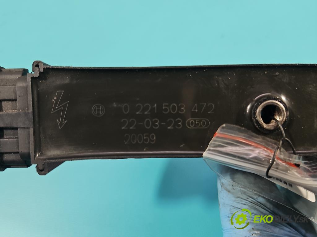 Opel Corsa D 2006-2014 1.4 16V 90 HP manual 66 kW 1364 cm3 5- cievka zapaľovacia 0221503472 (Zapaľovacie cievky, moduly)