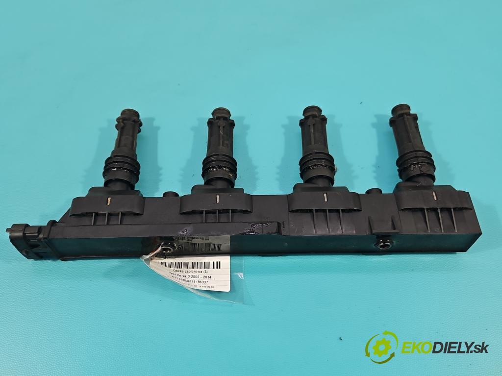 Opel Corsa D 2006-2014 1.4 16V 90 HP manual 66 kW 1364 cm3 5- cievka zapaľovacia 0221503472 (Zapaľovacie cievky, moduly)