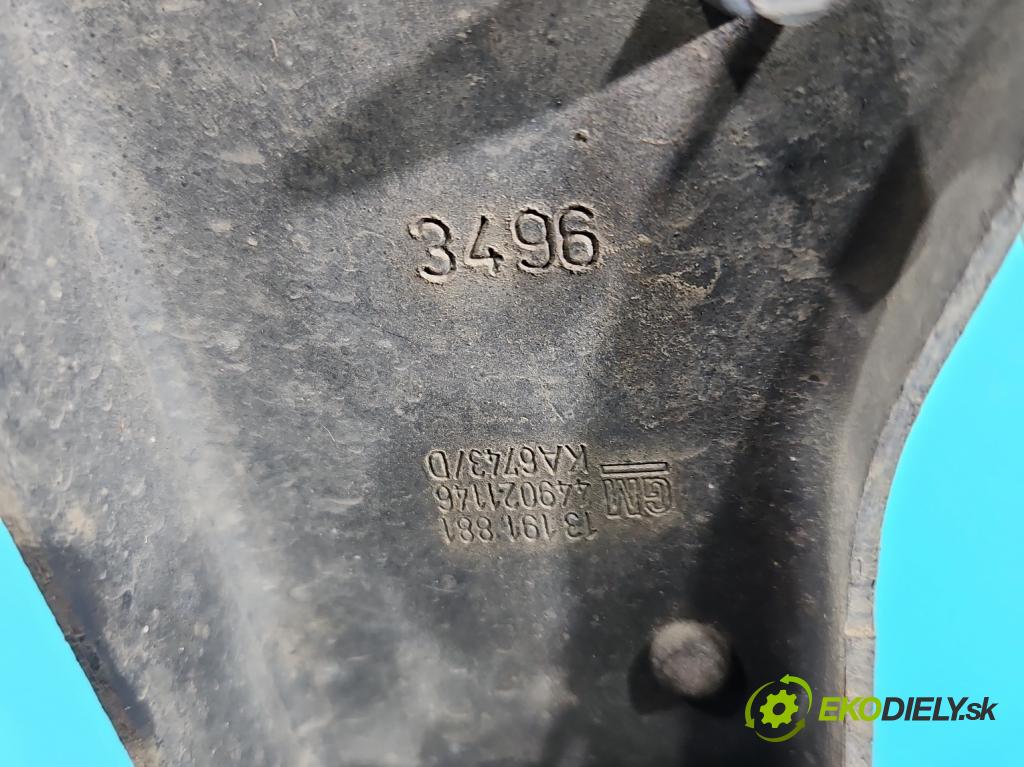 Opel Corsa D 2006-2014 1.4 16V 90 hp manual 66 kW 1364 cm3 5- stěna přední  (Výztuhy přední)