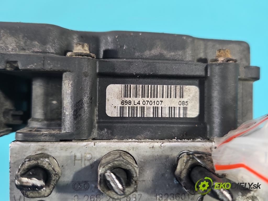 Opel Corsa D 2006-2014 1.4 16V 90 HP manual 66 kW 1364 cm3 5- čerpadlo abs 0265800422 (Pumpa ABS)