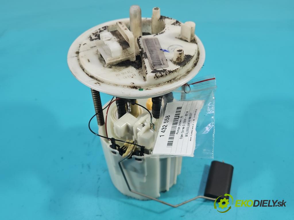 Opel Corsa D 2006-2014 1.4 16V 90 hp manual 66 kW 1364 cm3 5- čerpadlo paliva 0580314138