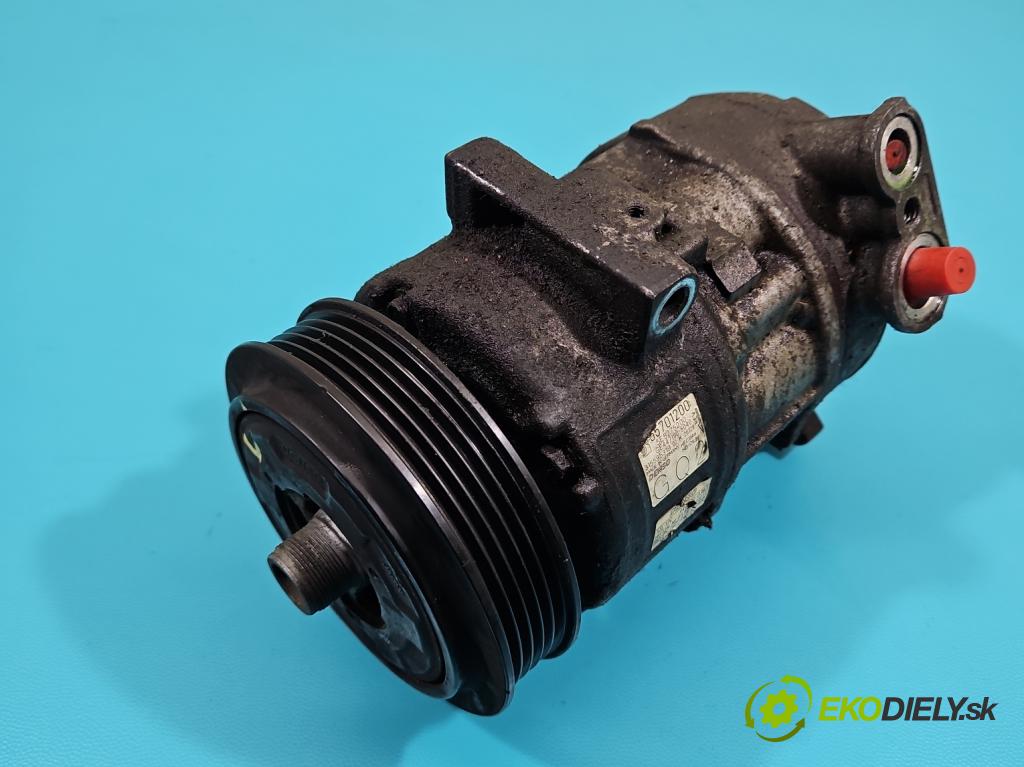 Opel Corsa D 2006-2014 1.4 16V 90 HP manual 66 kW 1364 cm3 5- Kompresor: klimatizácie 55701200 (Kompresory klimatizácie)