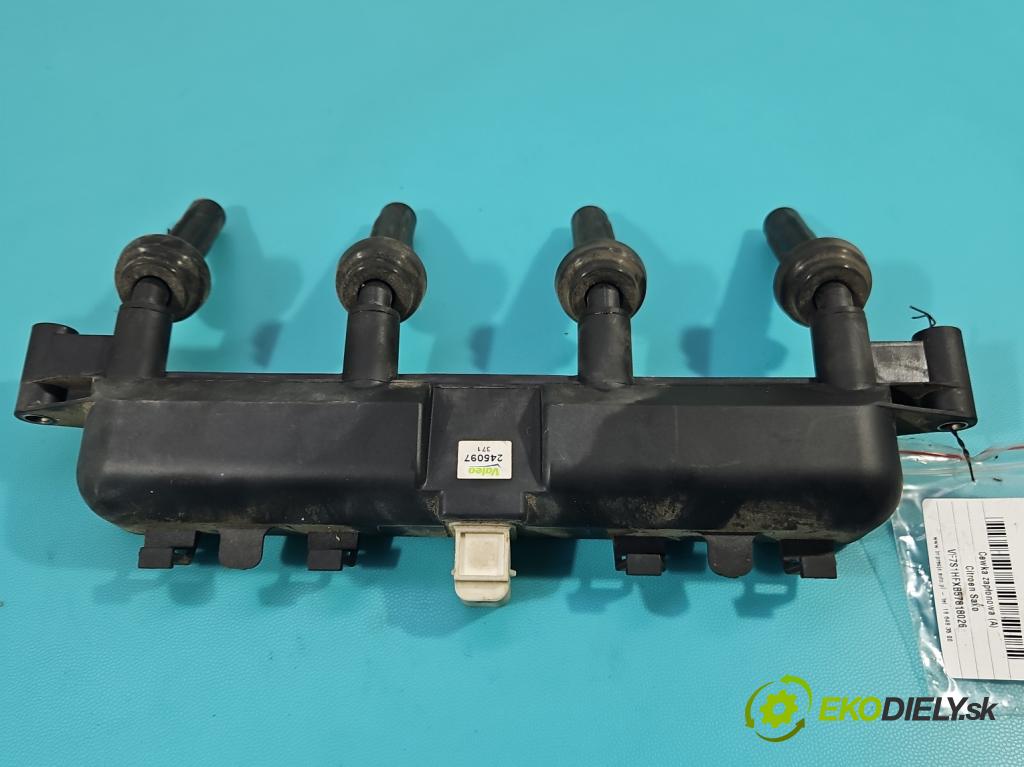 Citroen Saxo 1.1 8V 60 HP manual 44 kW 1124 cm3 5- cievka zapaľovacia 245097 (Zapaľovacie cievky, moduly)