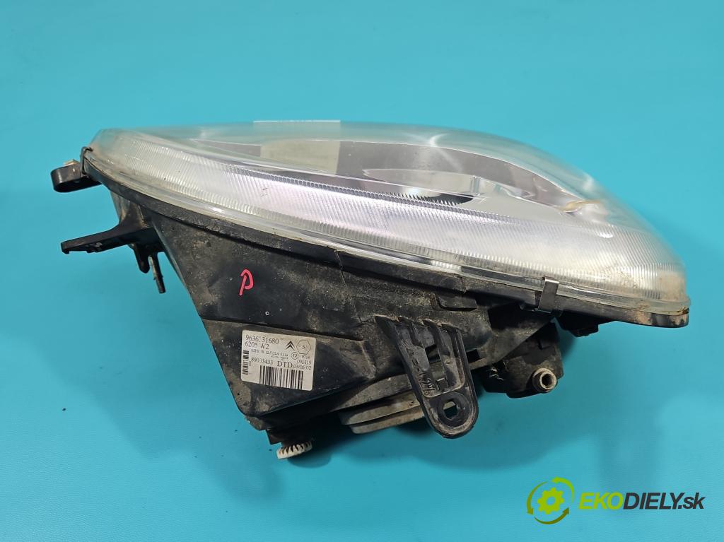 Citroen Saxo 1.1 8V 60 HP manual 44 kW 1124 cm3 5- Reflektor: pravý 9636331680 (Svetlo predné pravé)