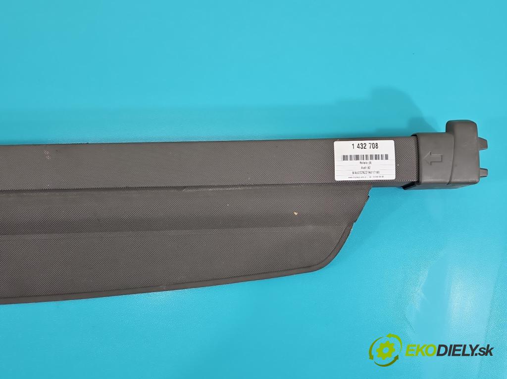 Audi A2 1.4 16V (AUA) 75 HP manual 55 kW 1390 cm3 5- roleta  (Roleta kufra)