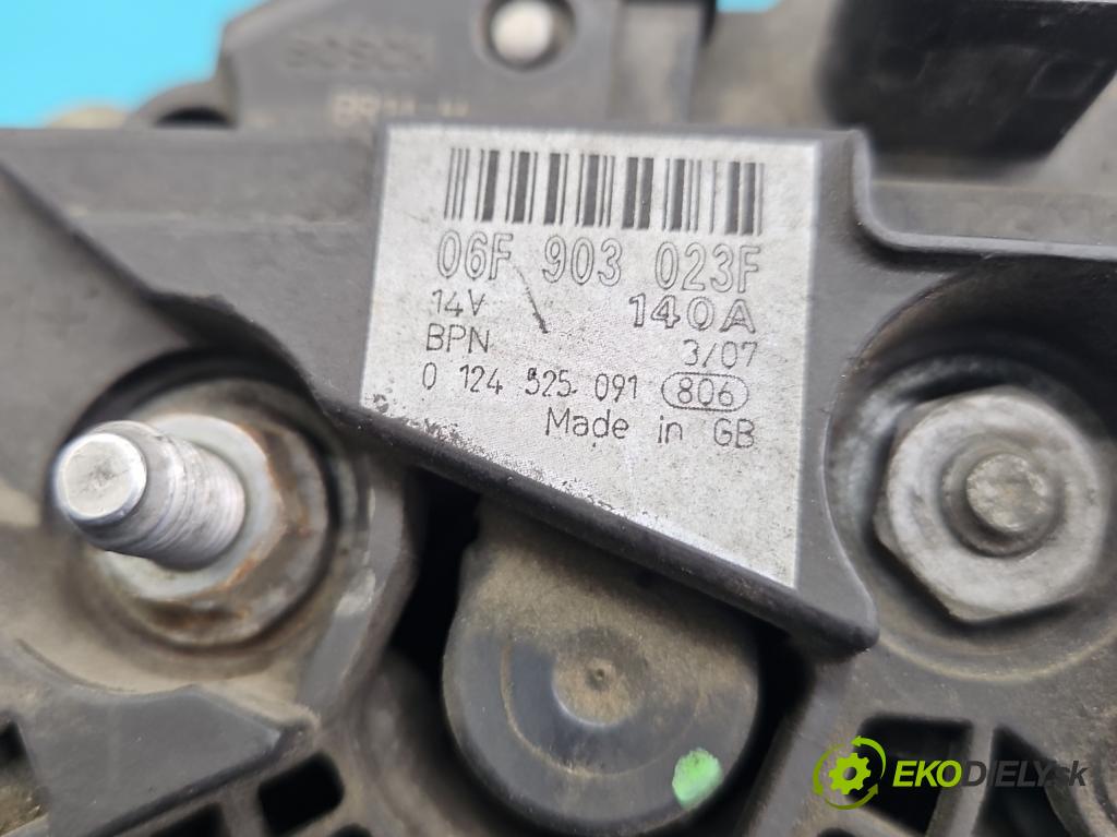 Vw Touran I 2003-2015 1.9 tdi 105 HP manual 77 kW 1896 cm3 5- Alternator 06F903023F (Alternátory)
