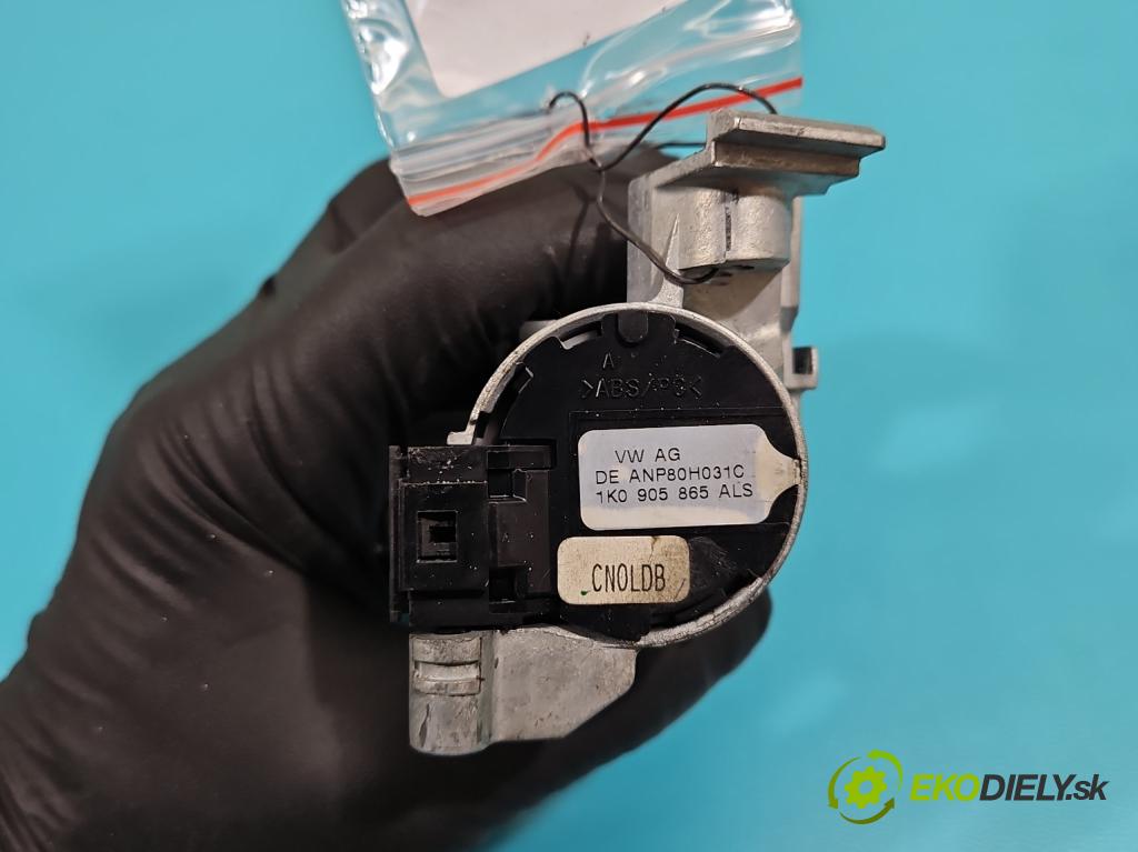 Vw Touran I 2003-2015 1.9 tdi 105 hp manual 77 kW 1896 cm3 5- spínací skříňka 1K0905865 (Spínací skříňky a klíče)