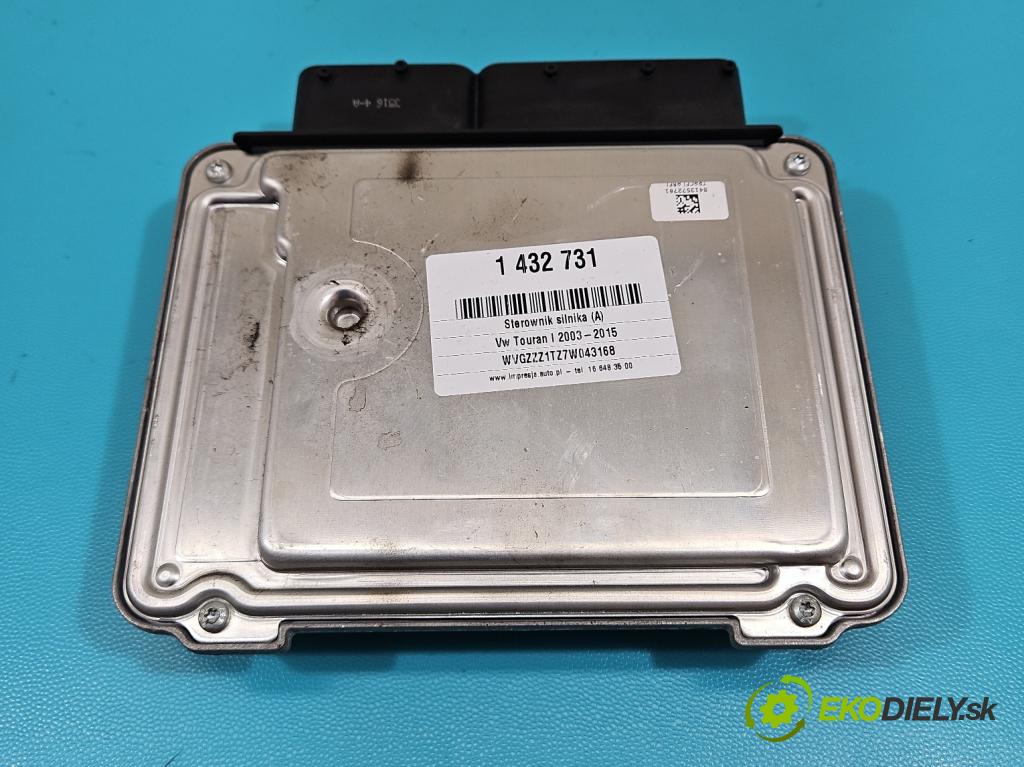Vw Touran I 2003-2015 1.9 tdi 105 HP manual 77 kW 1896 cm3 5- riadiaca jednotka motora 03G906021MM