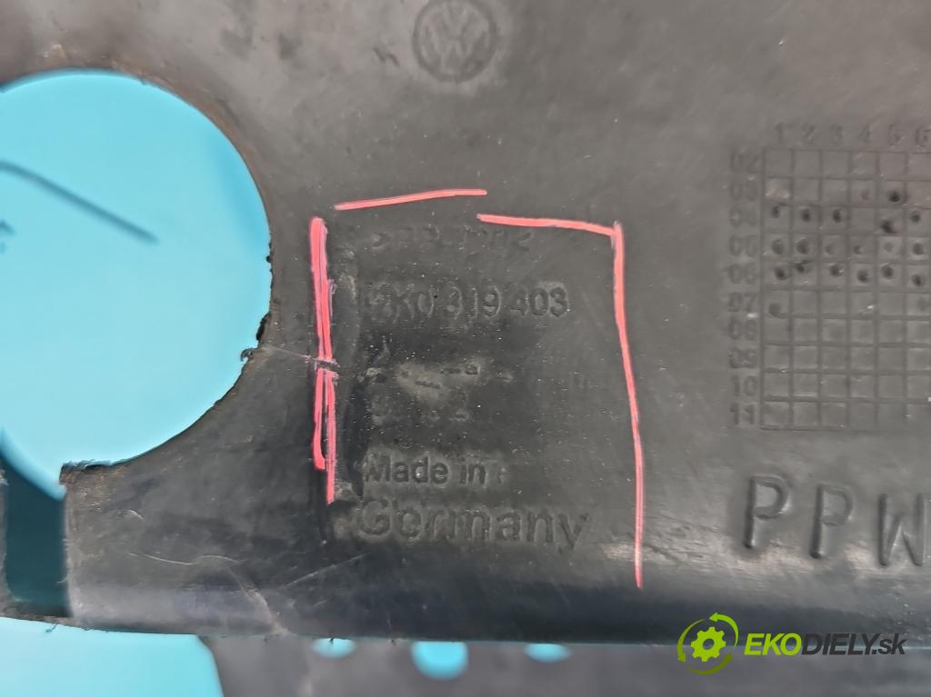 Vw Touran I 2003-2015 1.9 tdi 105 HP manual 77 kW 1896 cm3 5- torpédo 1K0819403 (Torpédo (plast pod čelným sklom))