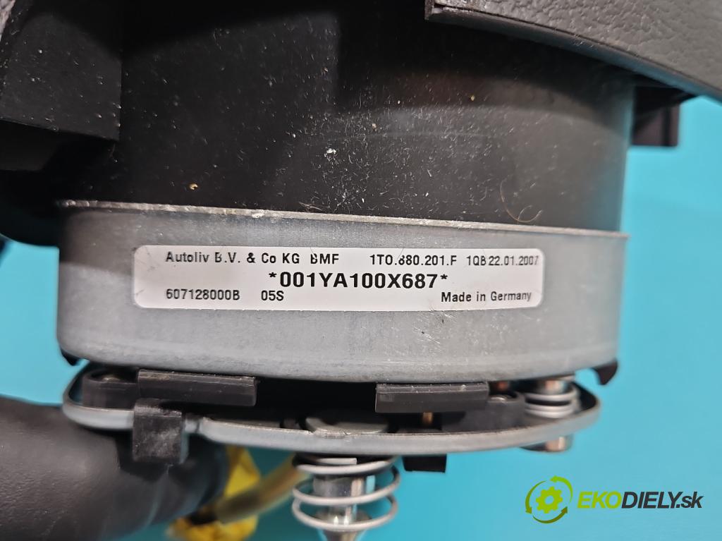 Vw Touran I 2003-2015 1.9 tdi 105 HP manual 77 kW 1896 cm3 5- airbag vzduch: Řidiči: 1T0880201F (Airbag)