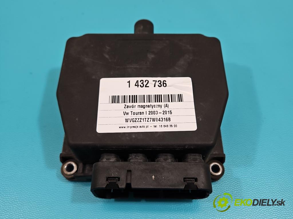 Vw Touran I 2003-2015 1.9 tdi 105 HP manual 77 kW 1896 cm3 5- ventil magnetické: 6Q0906625 (Ventil ostatné)