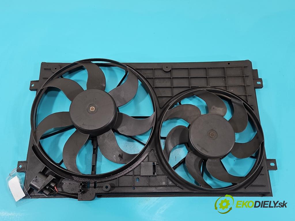 Vw Touran I 2003-2015 1.9 tdi 105 HP manual 77 kW 1896 cm3 5- Ventilátor chladiča 1K0121207T