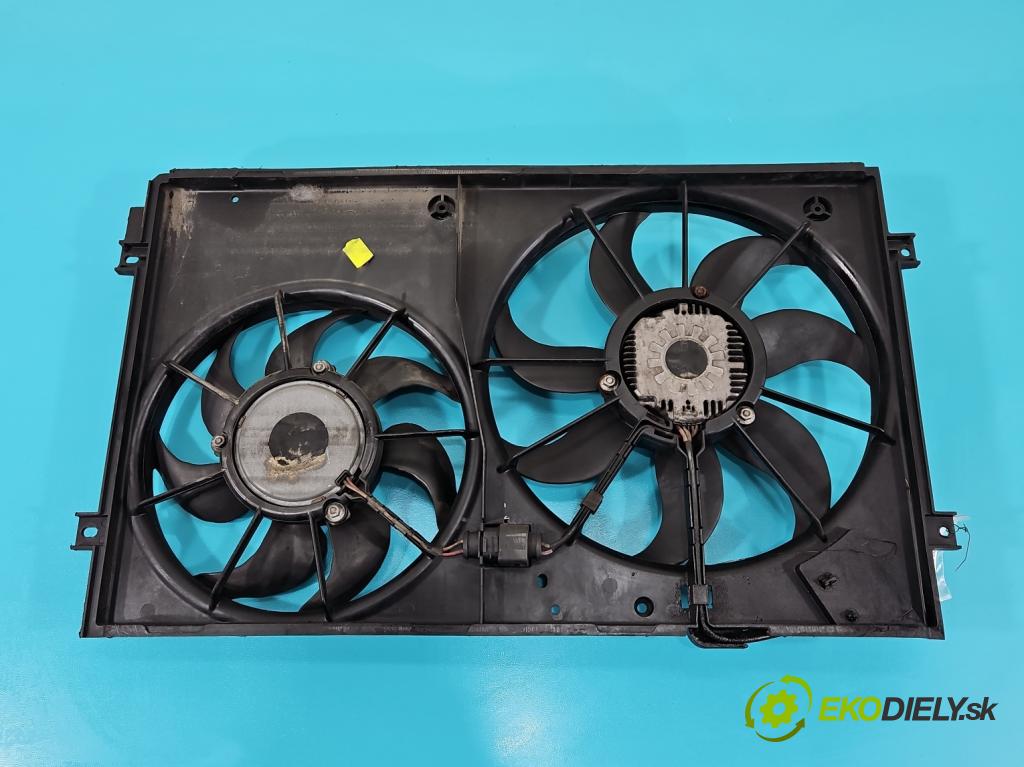 Vw Touran I 2003-2015 1.9 tdi 105 HP manual 77 kW 1896 cm3 5- Ventilátor chladiča 1K0121207T