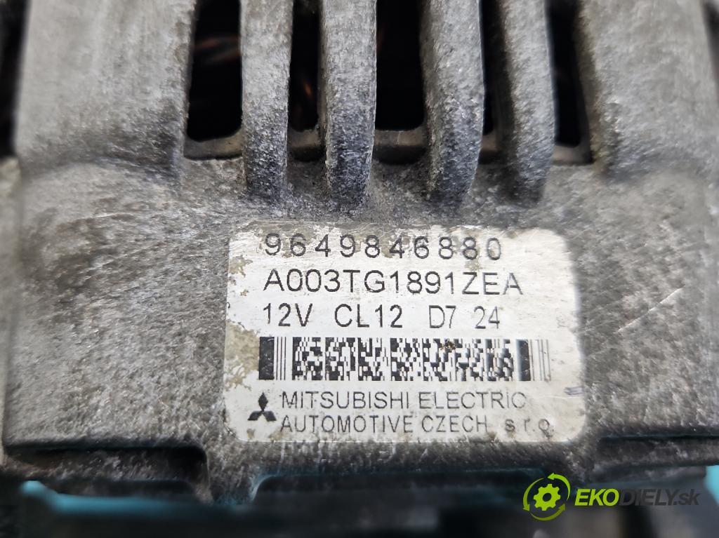 Peugeot 407 2.0 16V 140 HP manual 103 kW 1997 cm3 5- Alternator 9649846880 (Alternátor)