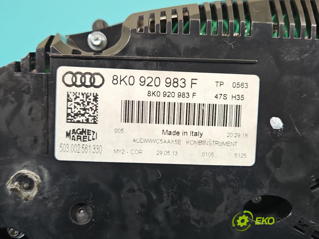 Audi A4 B8 2007-2015 2.0 TFSI 211KM automatic 155 kW 1984 cm3 5- prístrojovka/ budíky 8K0920983F (Prístrojová doska, displej)