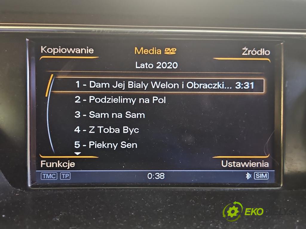 Audi A4 B8 2007-2015 2.0 TFSI 211KM automatic 155 kW 1984 cm3 5- Zobrazit: 8R0919604A (Prístrojová doska, displej)