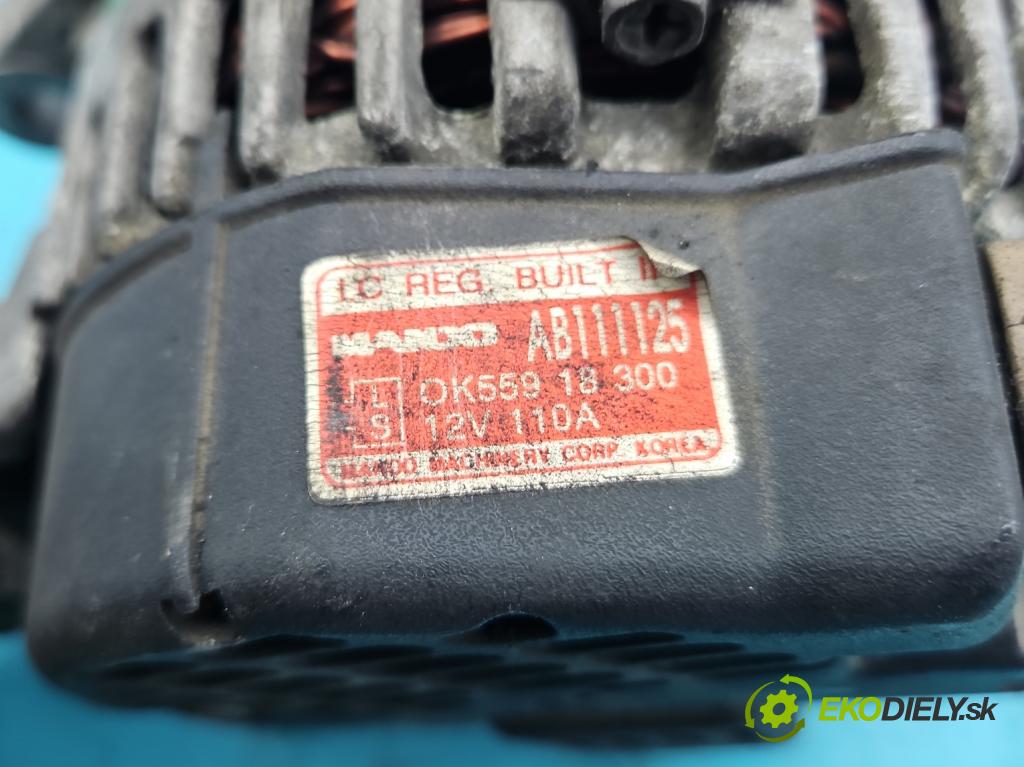 Kia Carnival I 1999-2005 2.5 24v 150 HP automatic 110 kW 2497 cm3 5- Alternator OK55918300 (Alternátor)