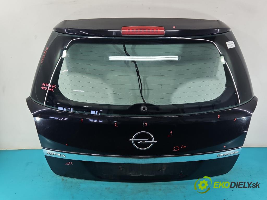 Opel Astra III 2004-2014 1.6 16V 105 hp manual 77 kW 1598 cm3 5- zadní kufrové dveře  (Zadní kapoty)